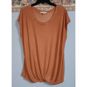 Jane and Delancey Orange Blouse